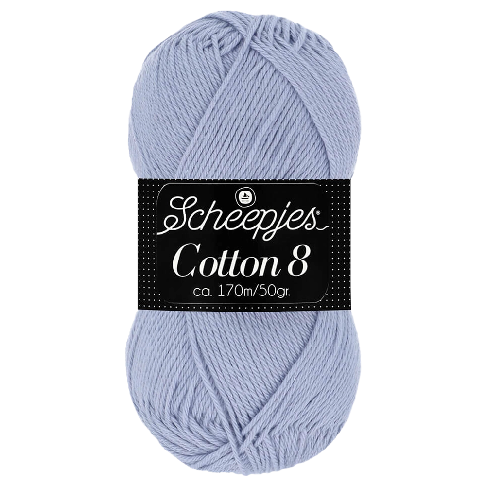 #Farbe_Scheepjes Cotton 8 | 651 Hellblau