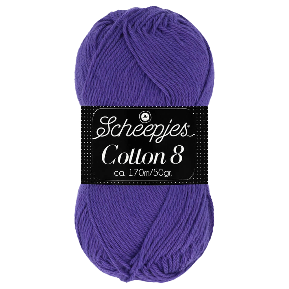 #Farbe_Scheepjes Cotton 8 | 661 Veilchen