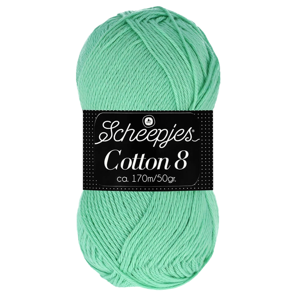 #Farbe_Scheepjes Cotton 8 | 664 Hellgrün