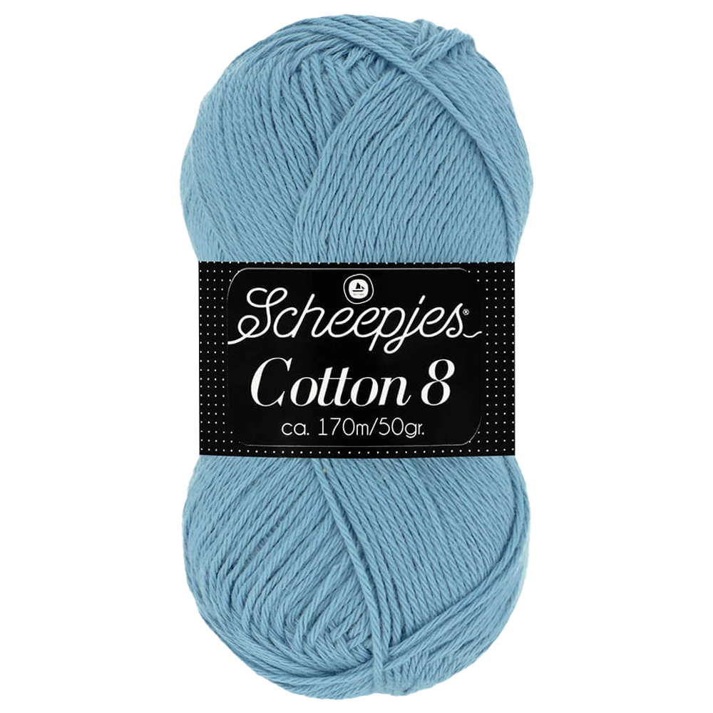 #Farbe_Scheepjes Cotton 8 | 811 Blaugrau