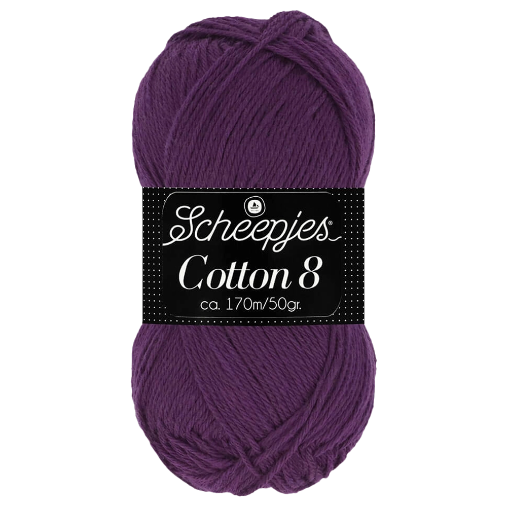 #Farbe_Scheepjes Cotton 8 | 721 Lila