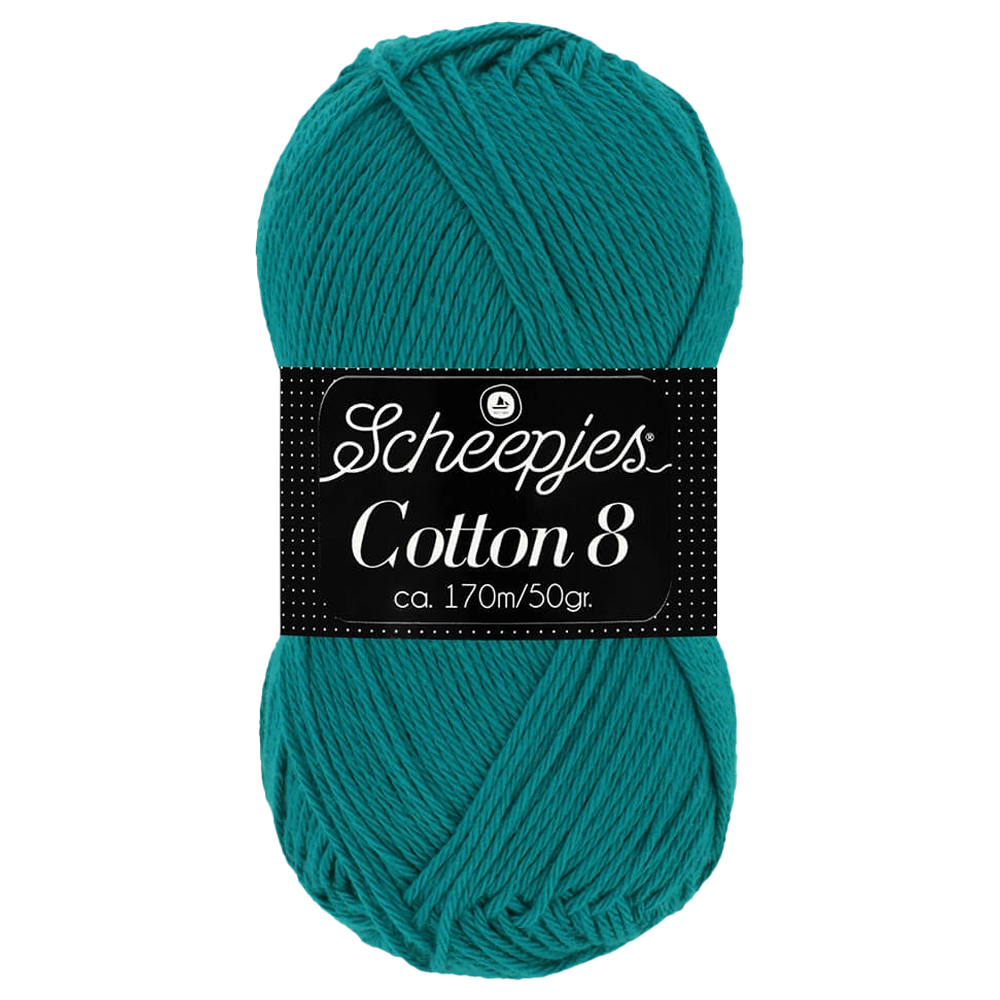 #Farbe_Scheepjes Cotton 8 | 742 Smaragd