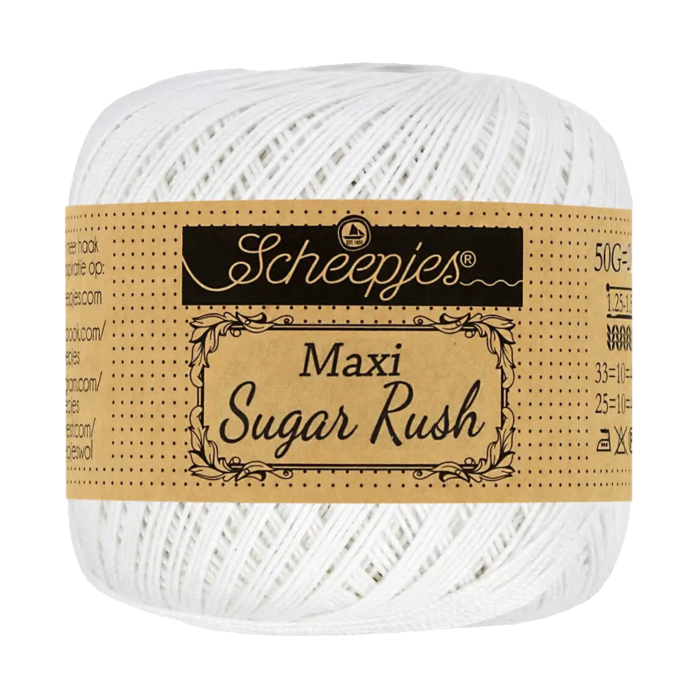 #Farbe_Scheepjes Maxi Sugar Rush | 106 Snow White