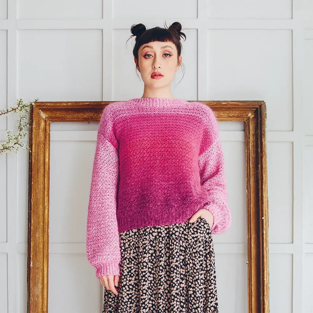 Pullover Sorbet Sweater (Häkelset)