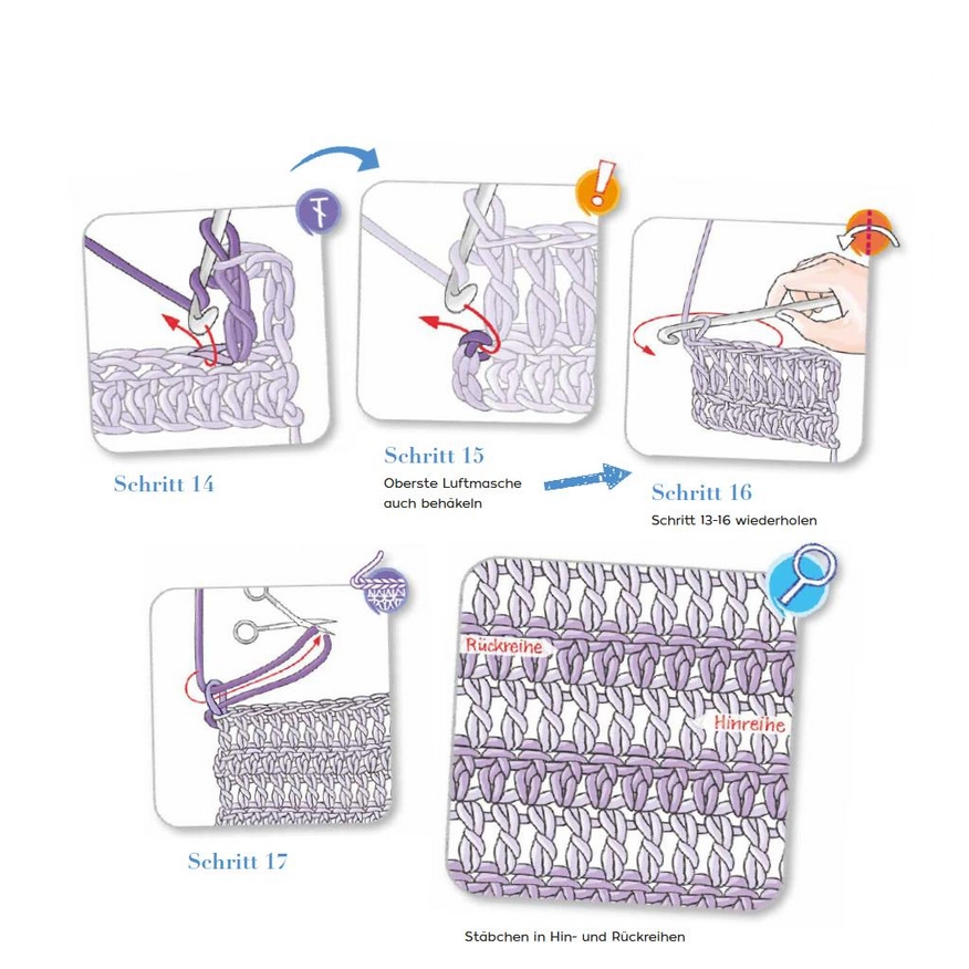 TOPP | Häkeln lernen Bild für Bild