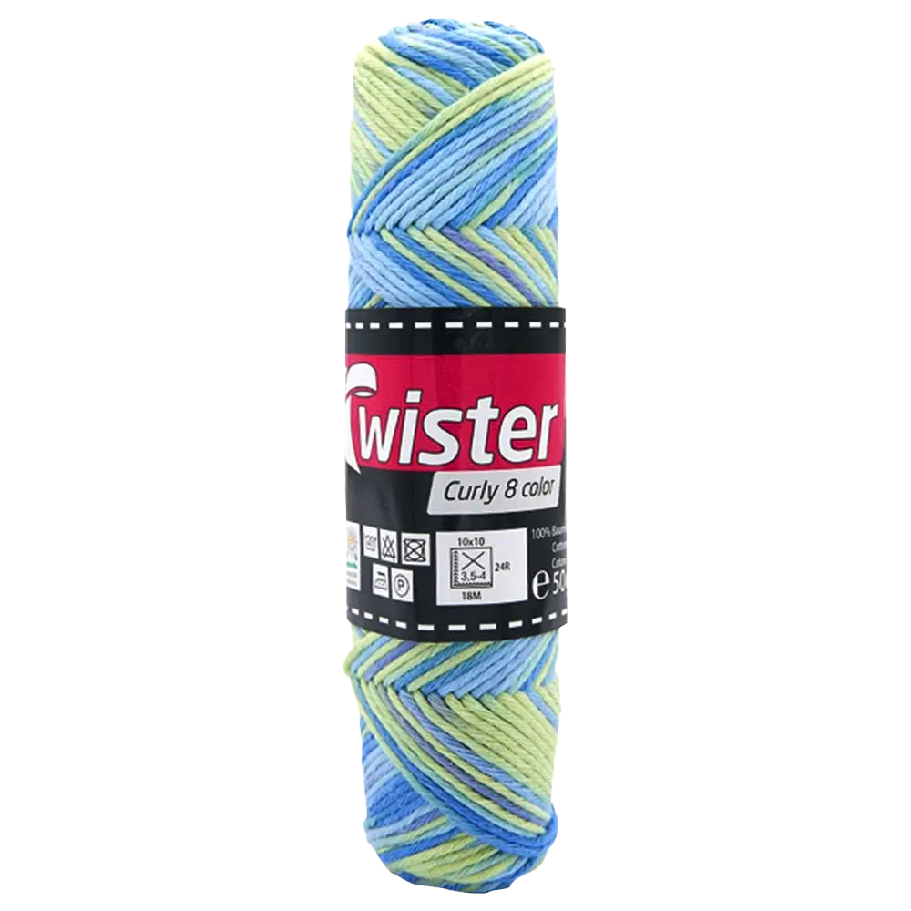 #Farbe_Twister Curly 8 Color | 112 Blau-Grün-Türkis