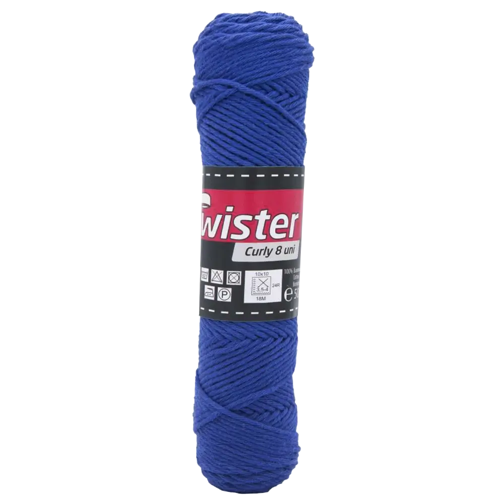 #Farbe_Twister Curly 8 uni | 56 Royal