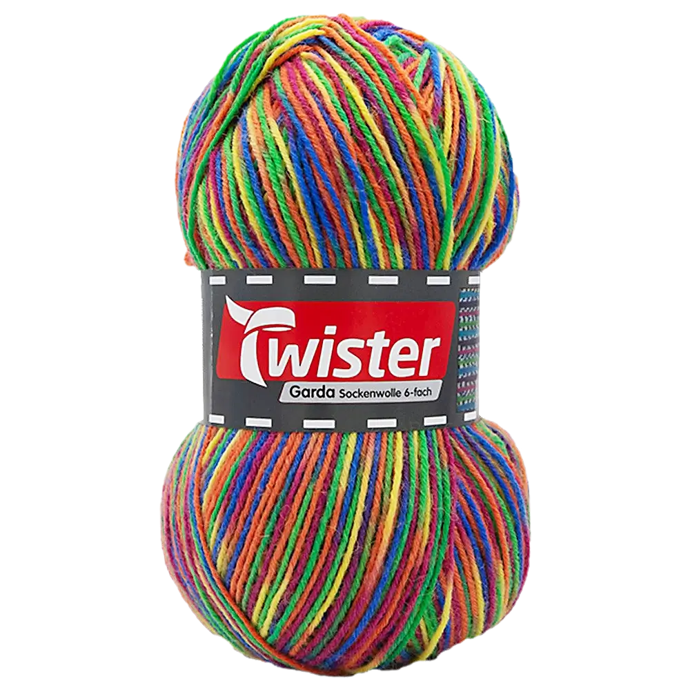 #Farbe_Twister Garda 6-fach | 157 Ringel Clown