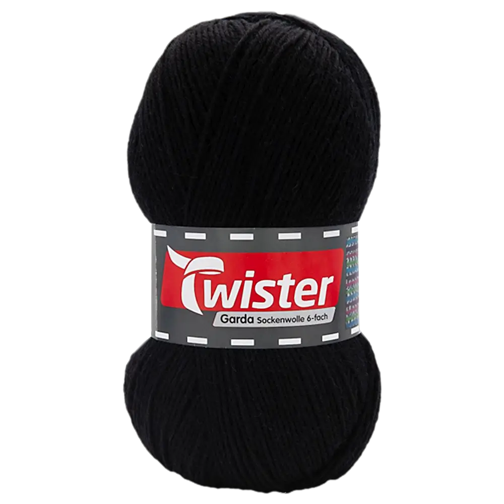 #Farbe_Twister Garda 6-fach | 90 Schwarz