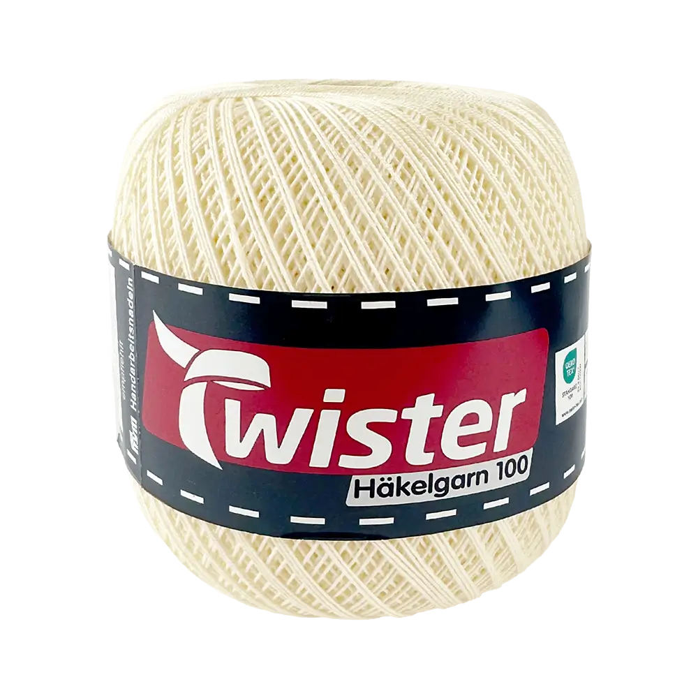 #Farbe_Twister Häkelgarn 100 | 24 Creme