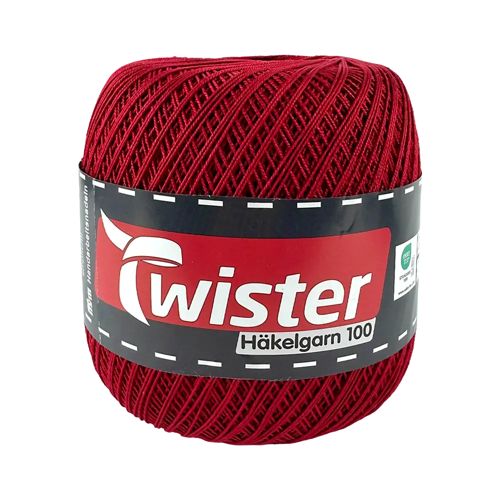 #Farbe_Twister Häkelgarn 100 | 38 Weinrot