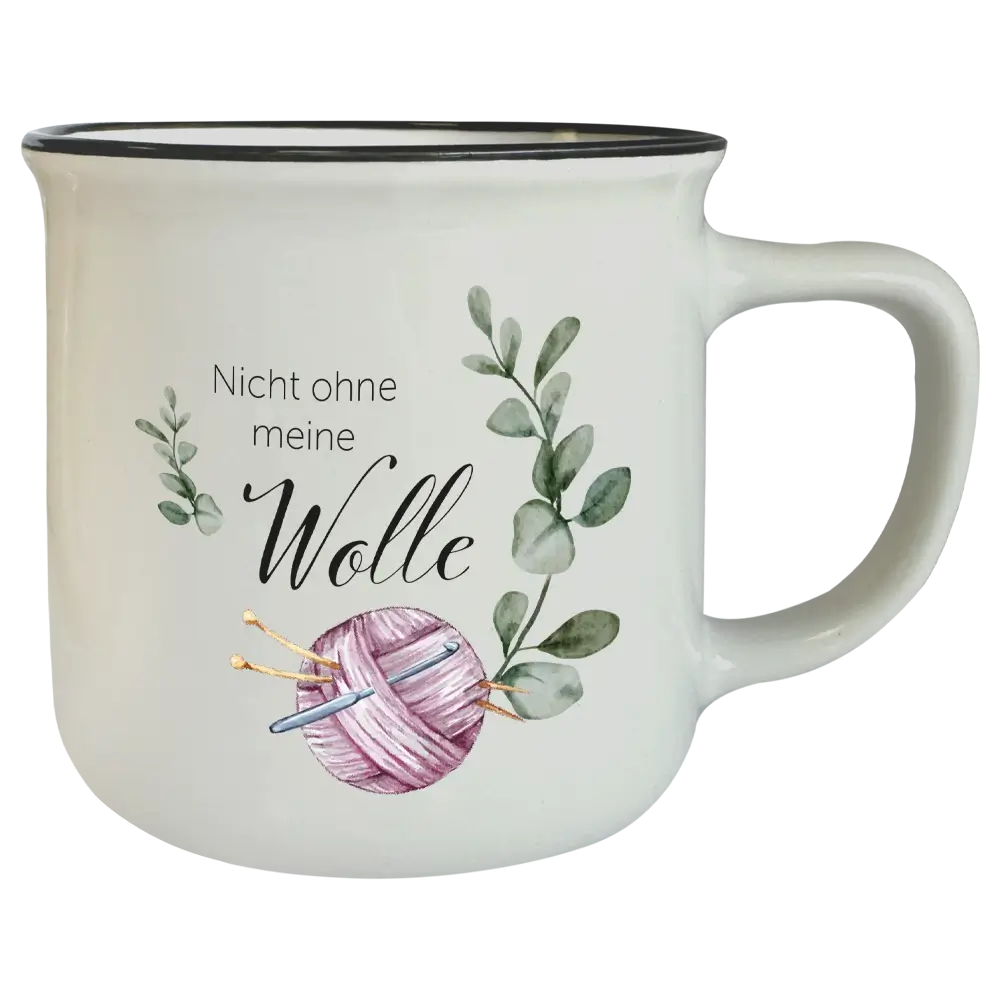 Tasse T107 Nicht ohne meine Wolle