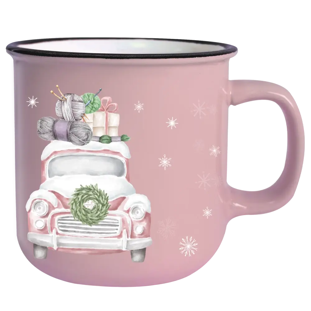 Jumbo-Tasse T140: Wollige Weihnachten