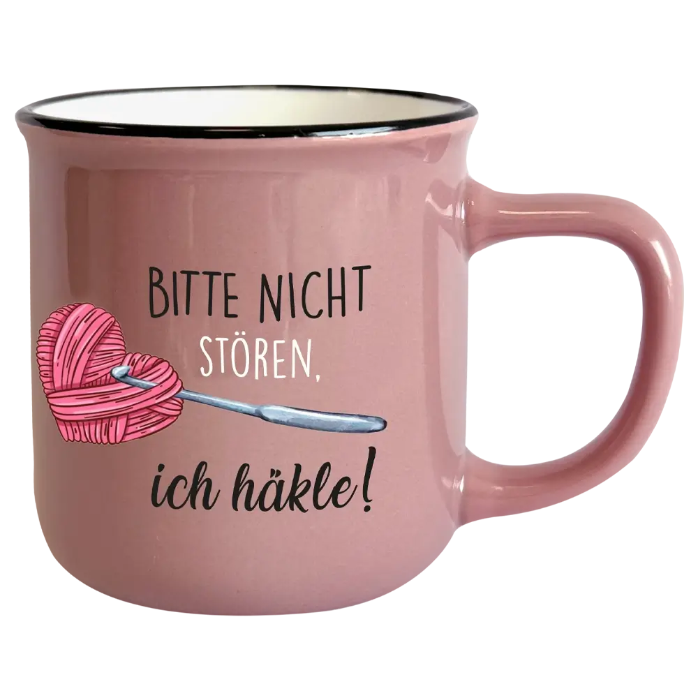 Tasse T168: Bitte nicht stören, ich häkle!