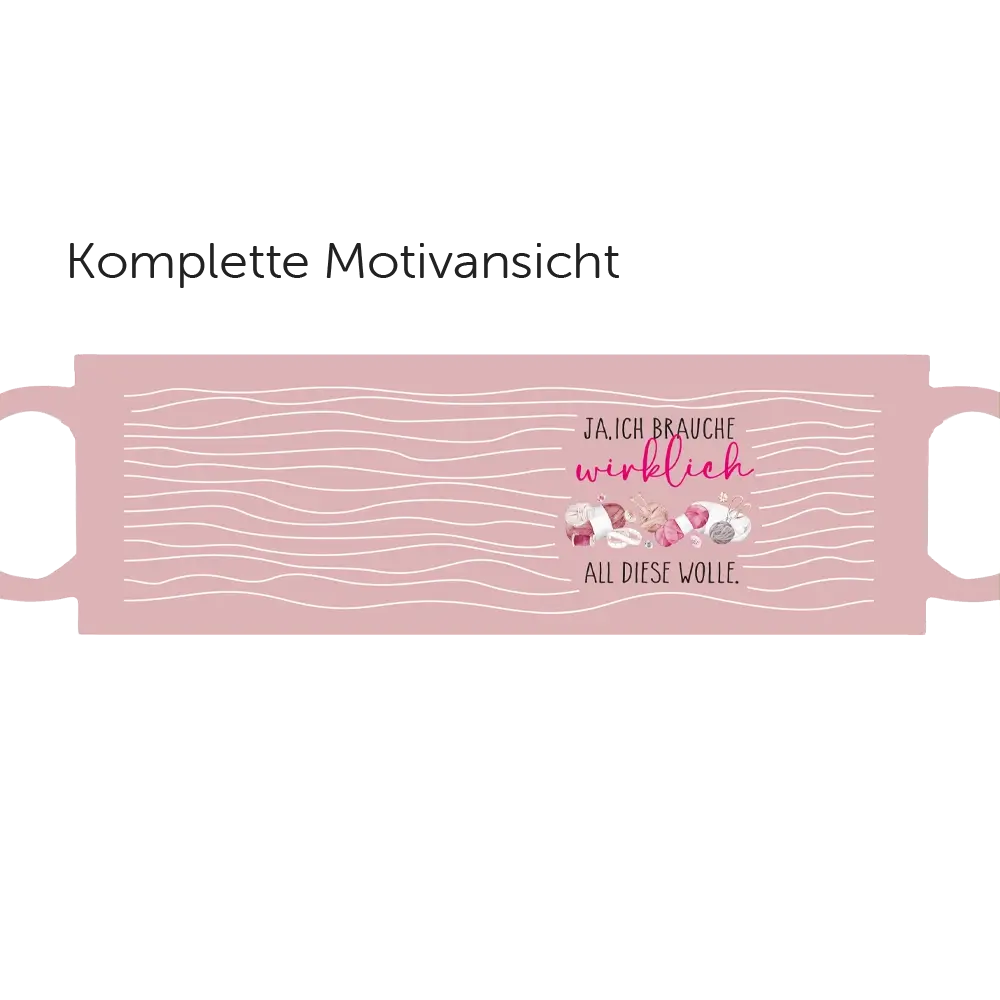 Jumbo-Tasse T172: Ja, ich brauche wirklich all diese Wolle
