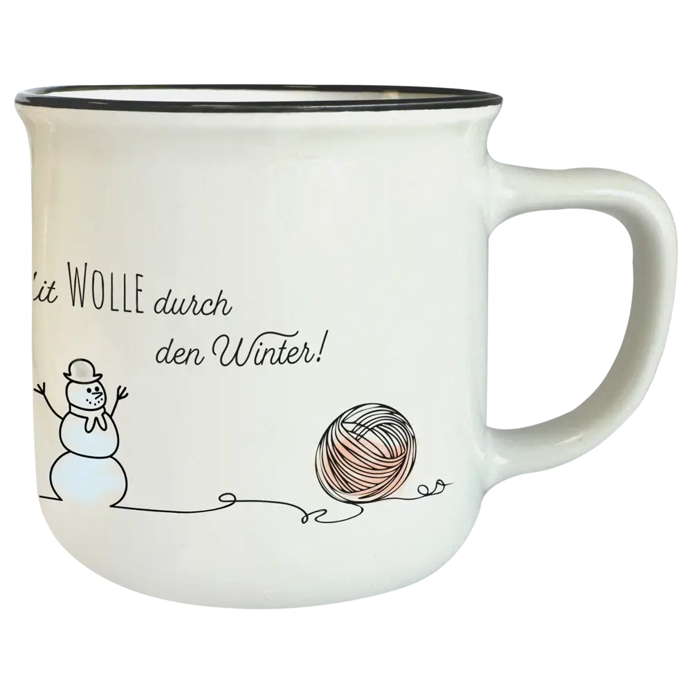 Tasse T181: Mit Wolle durch den Winter