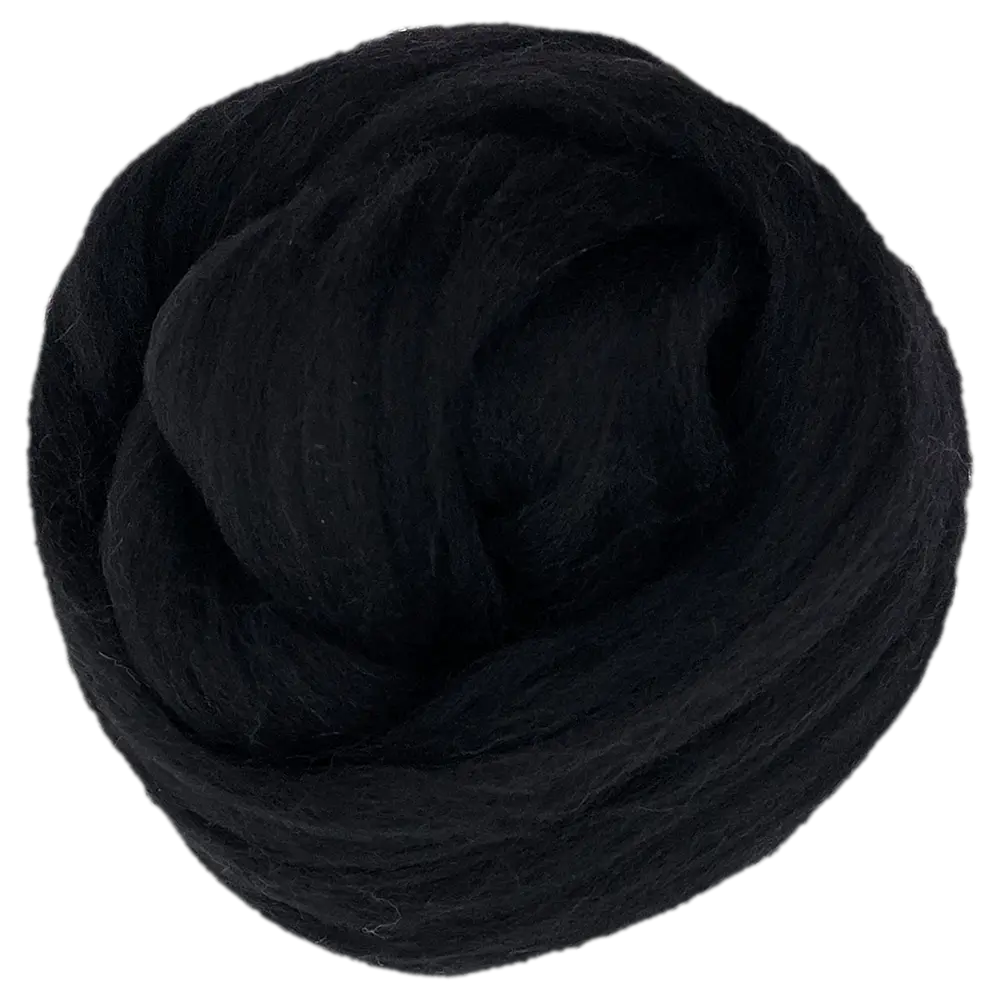 #Farbe_Wooliny Filzwolle | 33 Schwarz