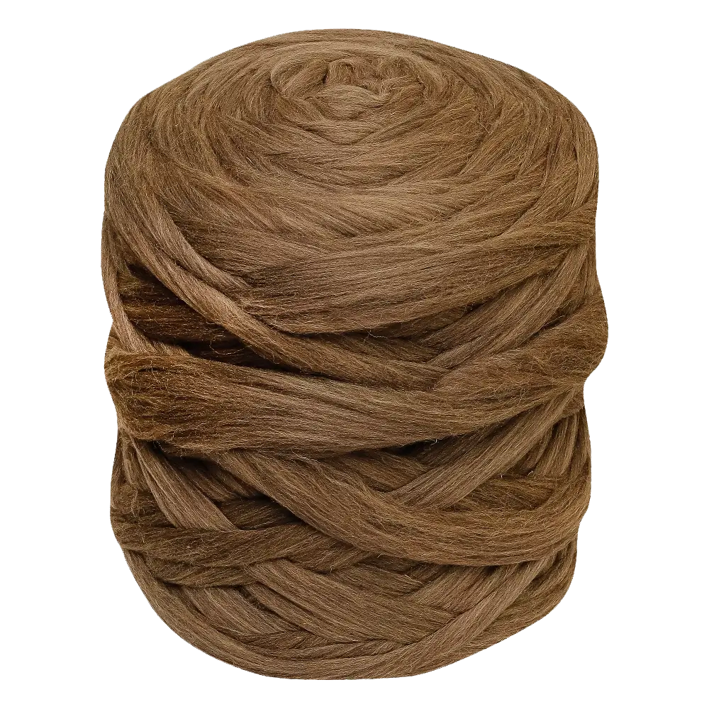 #Farbe_Wooliny Filzwolle | 50 Braun Melange