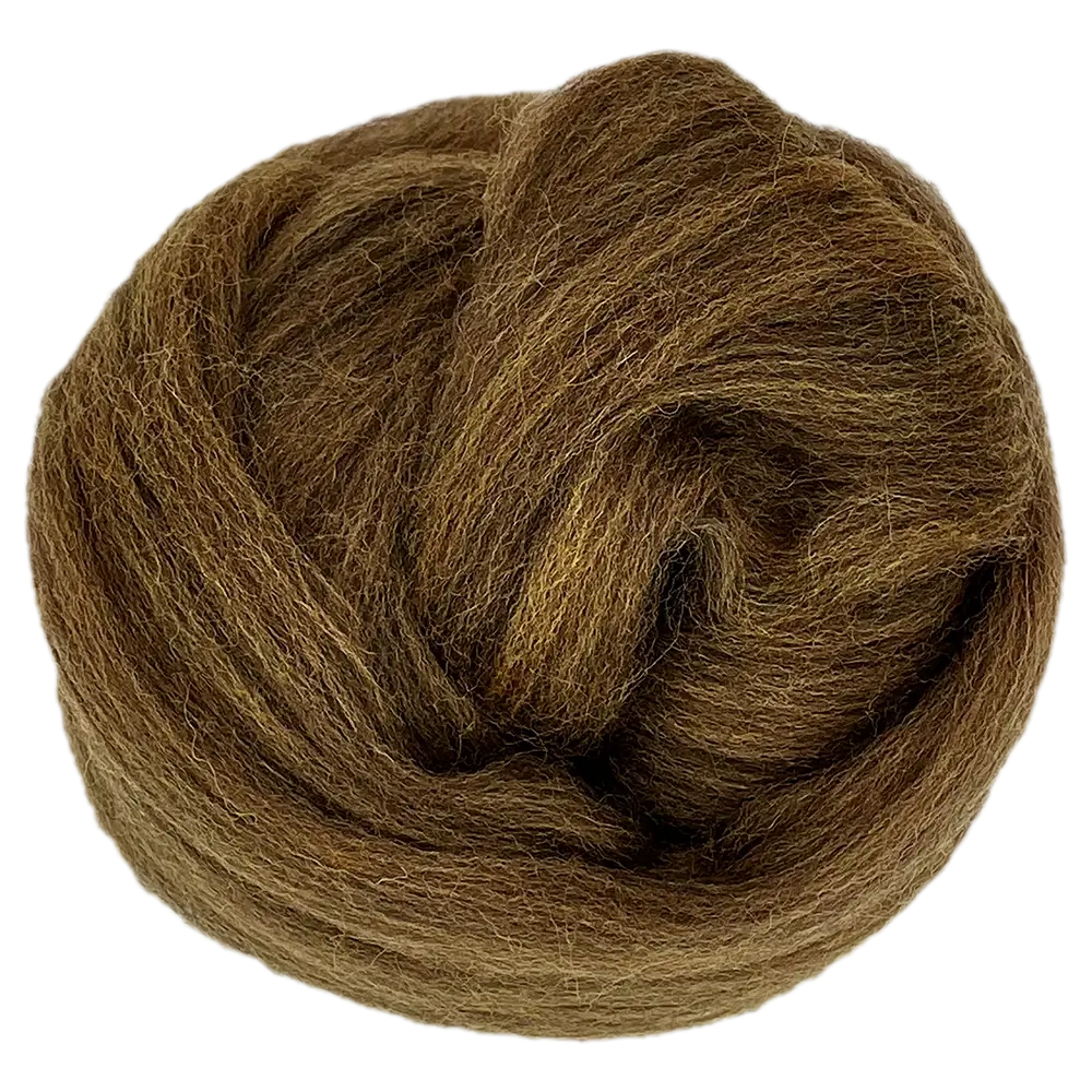 #Farbe_Wooliny Filzwolle | 50 Braun Melange