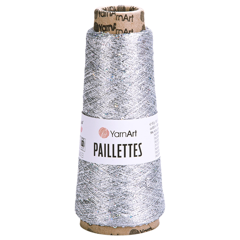 #Farbe_YarnArt Paillettes | 8001 Silber