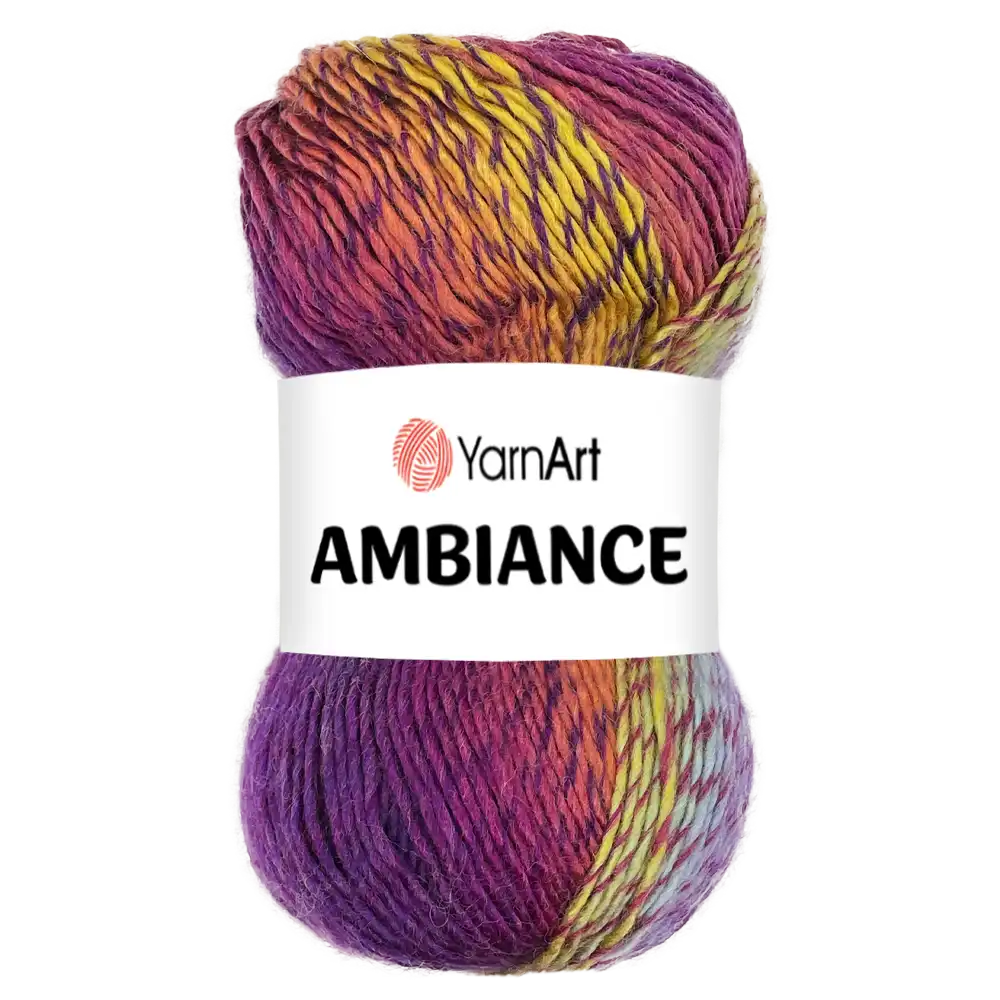 Gomitolo Di Lana YarnArt Ambiance 100g: Sfumato, 80% Acrilico 20% Lana, 250m, Colore 157, Per Maglia E Uncinetto