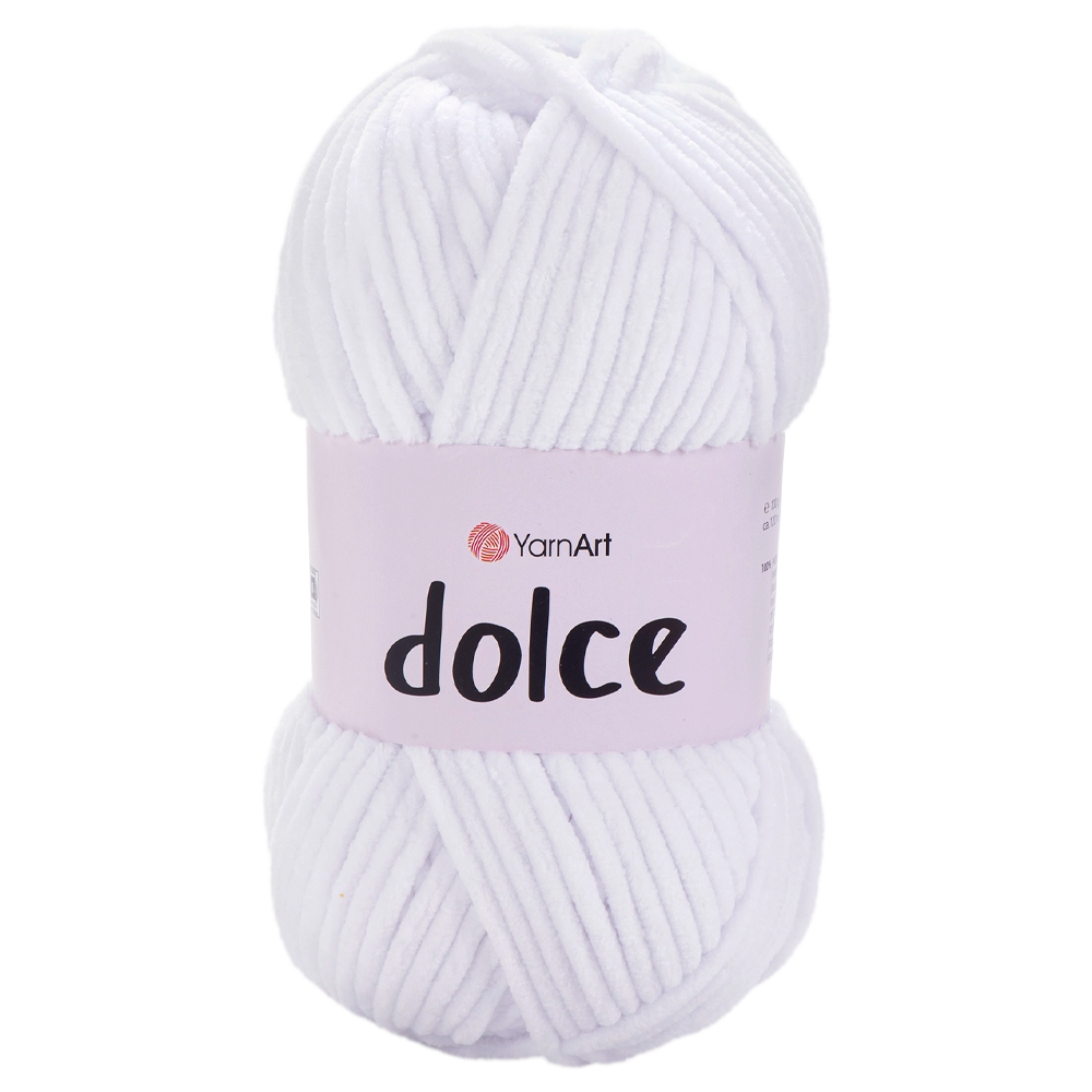 #Farbe_YarnArt Dolce | 741 Weiß