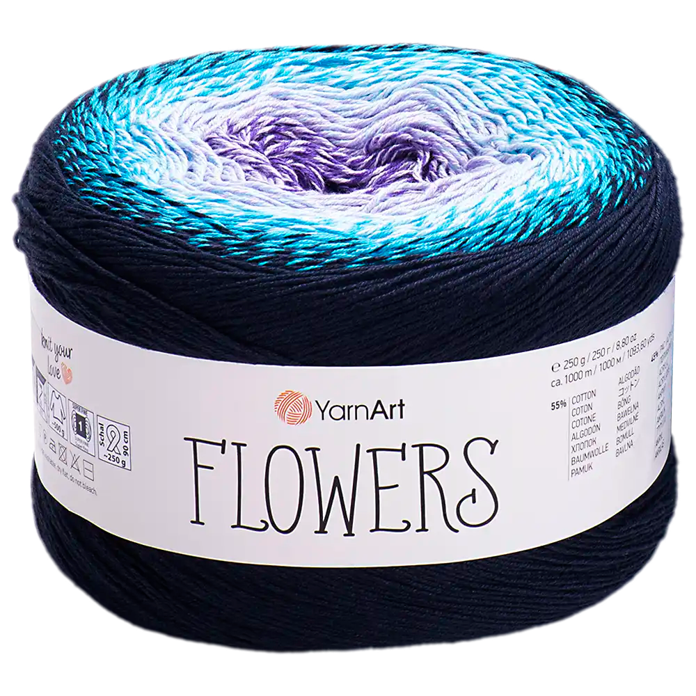 #Farbe_YarnArt Flowers | 254