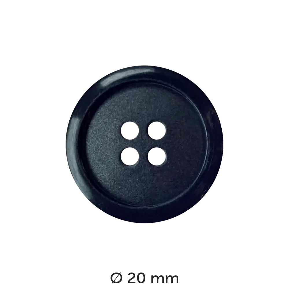 #Modell_Dill Knopf rund | 210590 Blau 20 mm