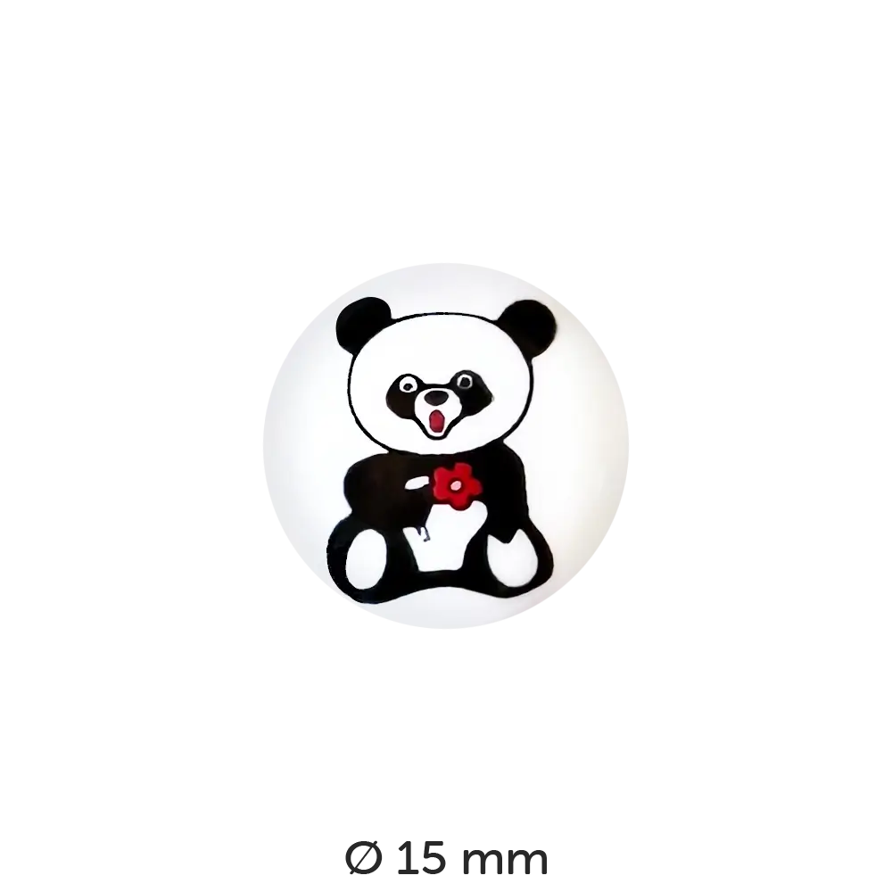 #Modell_Dill Kinderknopf | 210949 Panda 15 mm