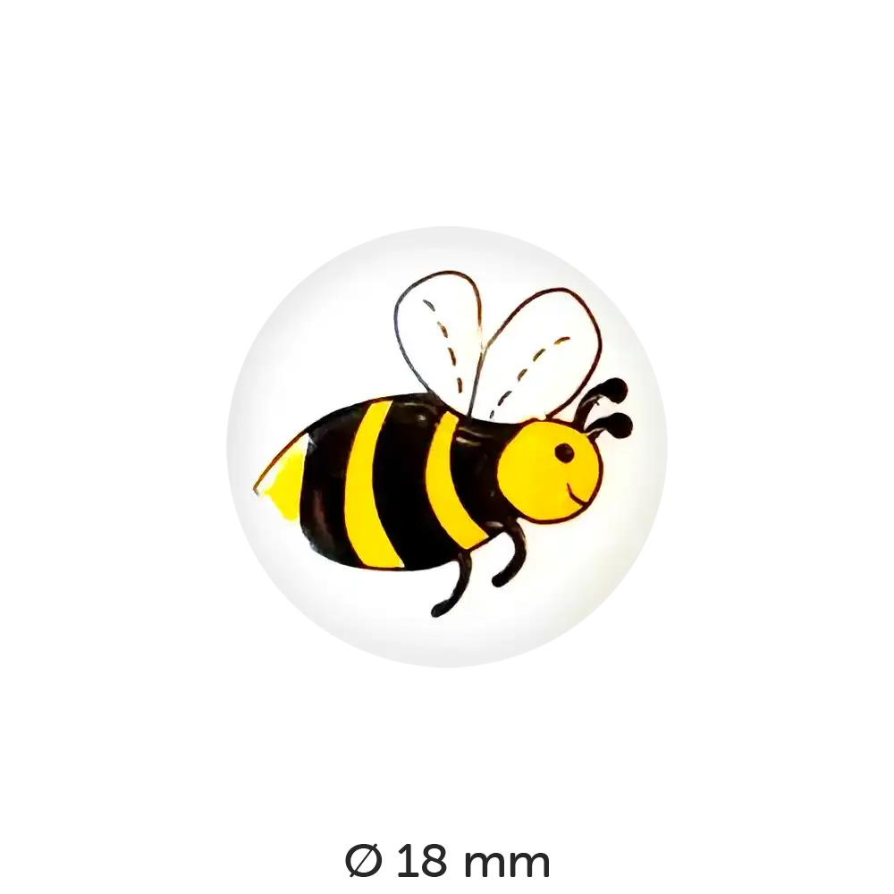 #Modell_Dill Kinderknopf | 231384 Biene 18 mm