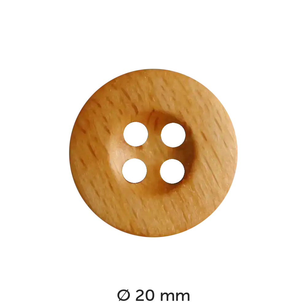 #Modell_Dill Holzknopf | 240645 20 mm