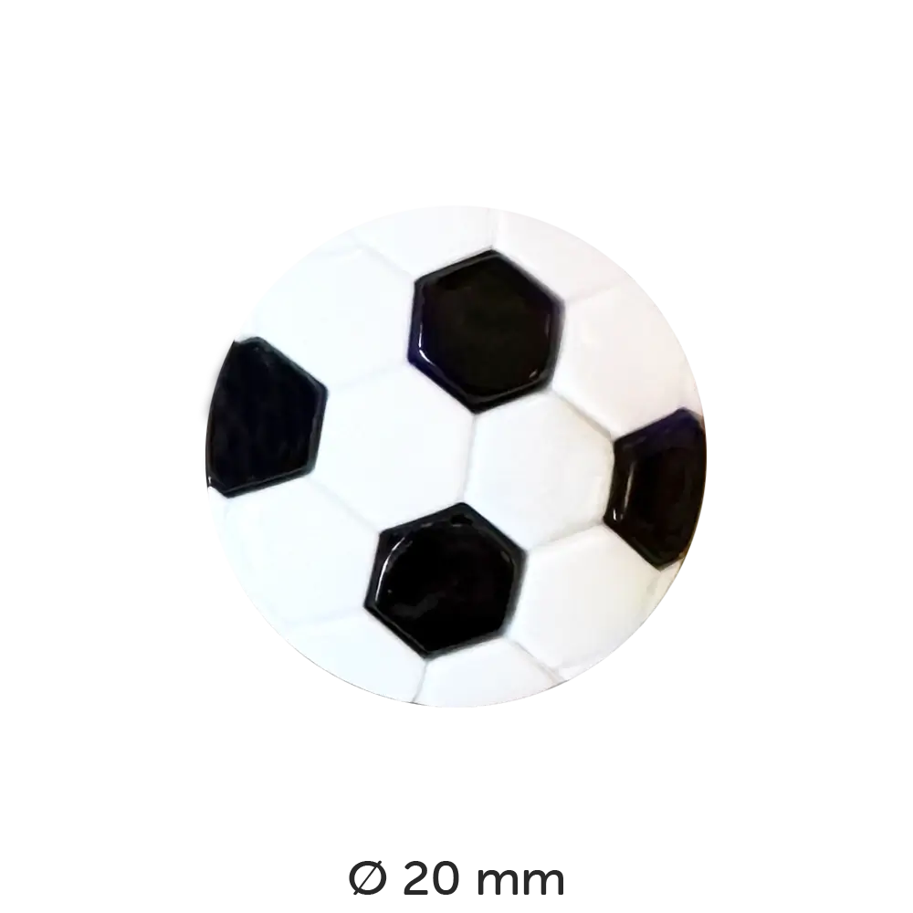 #Modell_Dill Kinderknopf | 251113 Fußball 20 mm