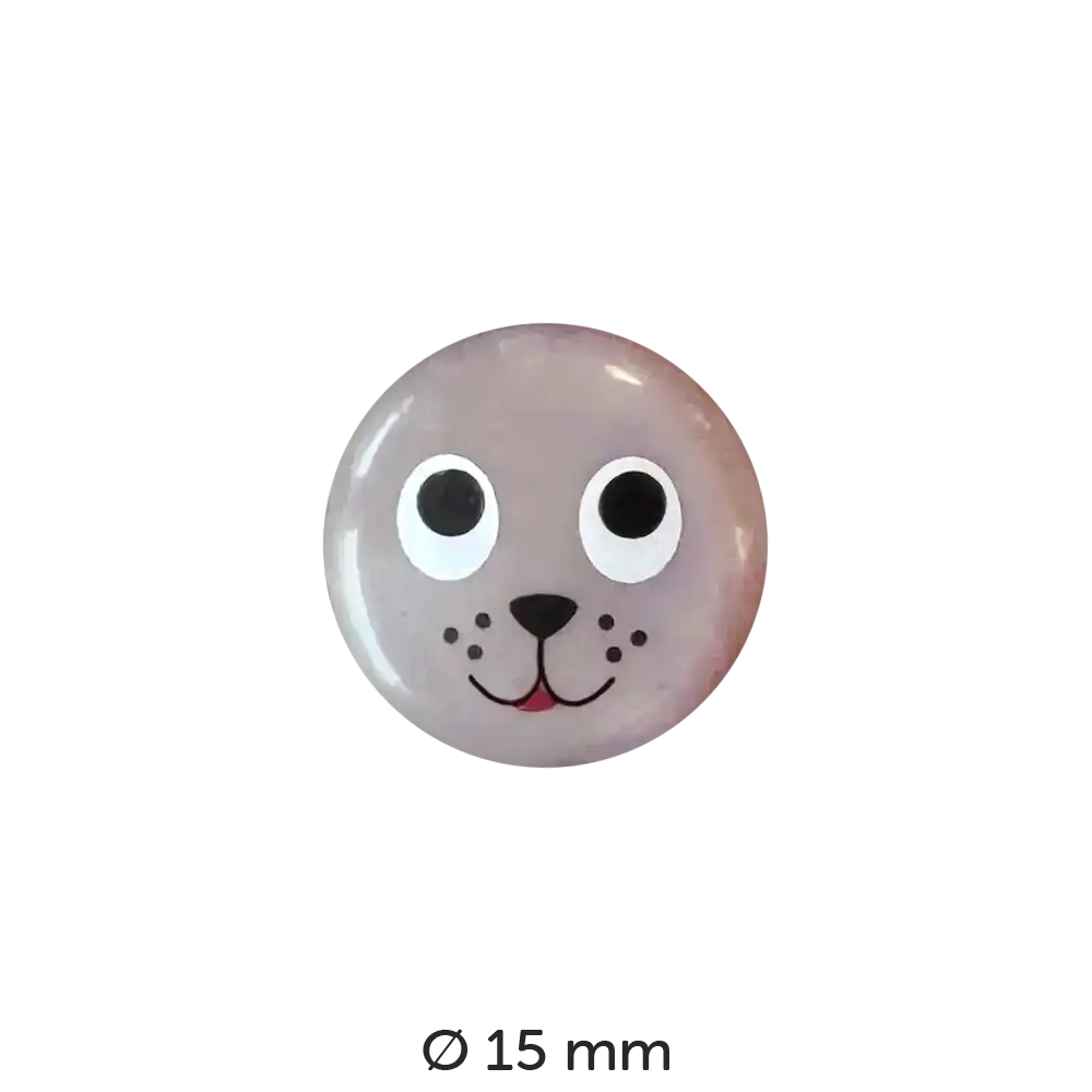 #Modell_Dill Kinderknopf | 261350 Seehund 15 mm
